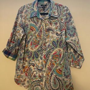 Chaps Paisley Button Up